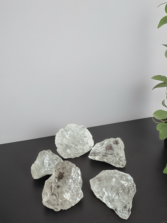 Clear Quartz (Rock Crystal) Rough Stone – Master Healer of Clarity & Energy