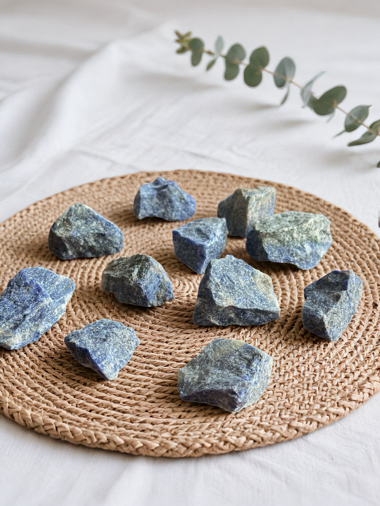 Sodalite Rough Stone – Intuition & Inner Harmony (±3–4 cm)