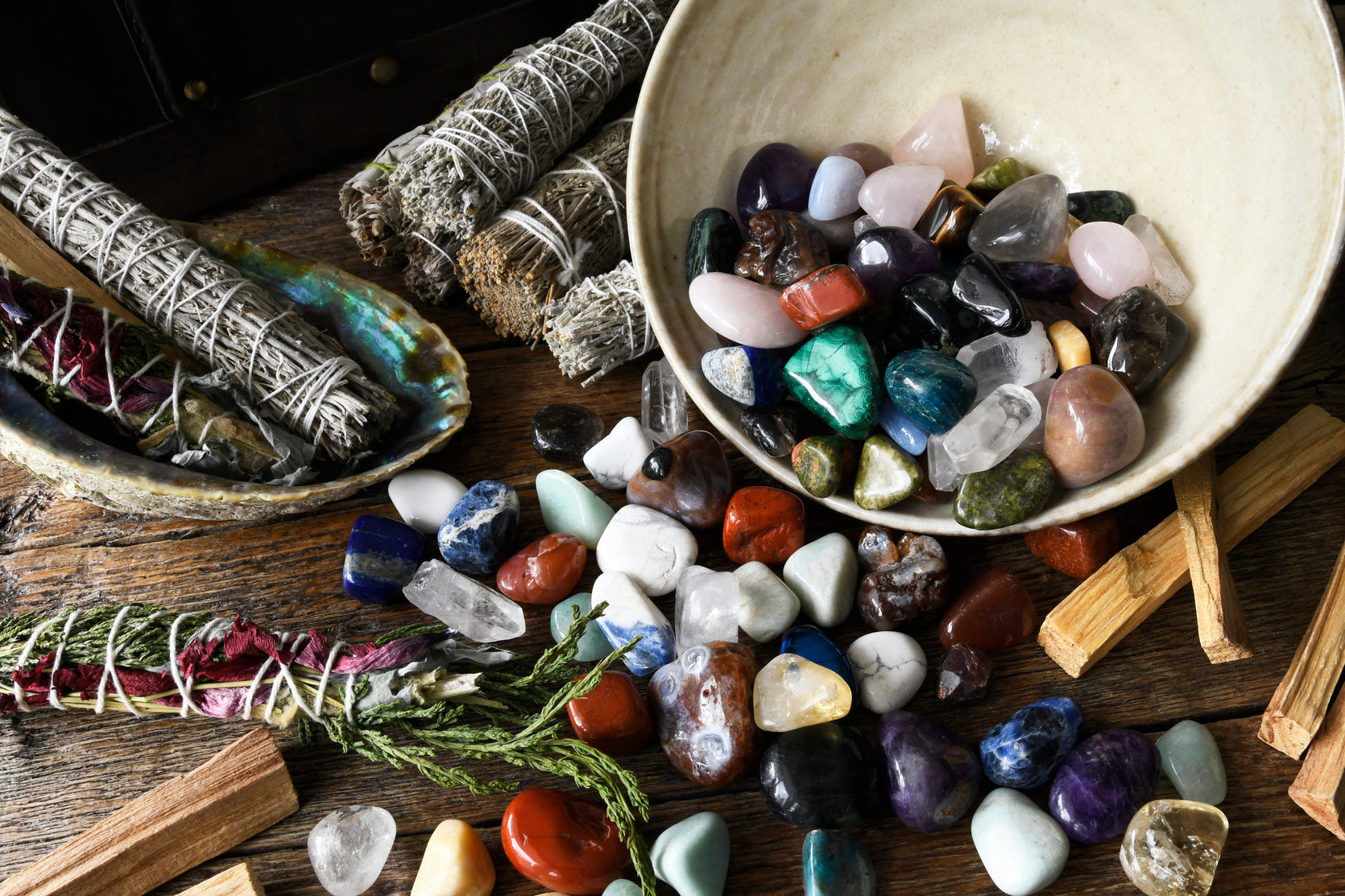 Tumbled stones