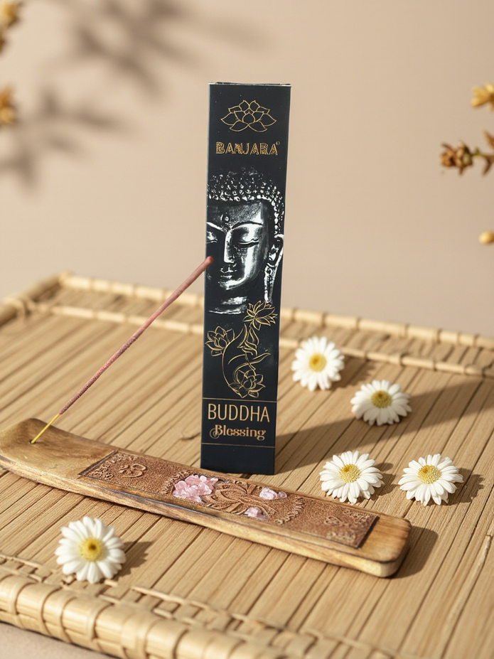 Banjara Buddha Blessing vīraks — pozitīvai enerģijai un pateicībai