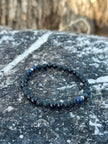 Black Onyx & Lapis Lazuli Bracelet – Grounded Wisdom(AAA grade)