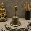Tibetan Bell with Ganesh and Ohm(M)