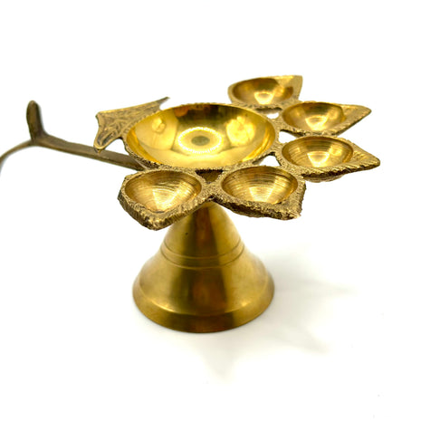 Aarti Gī/Pudžas eļļas lampa rituāliem