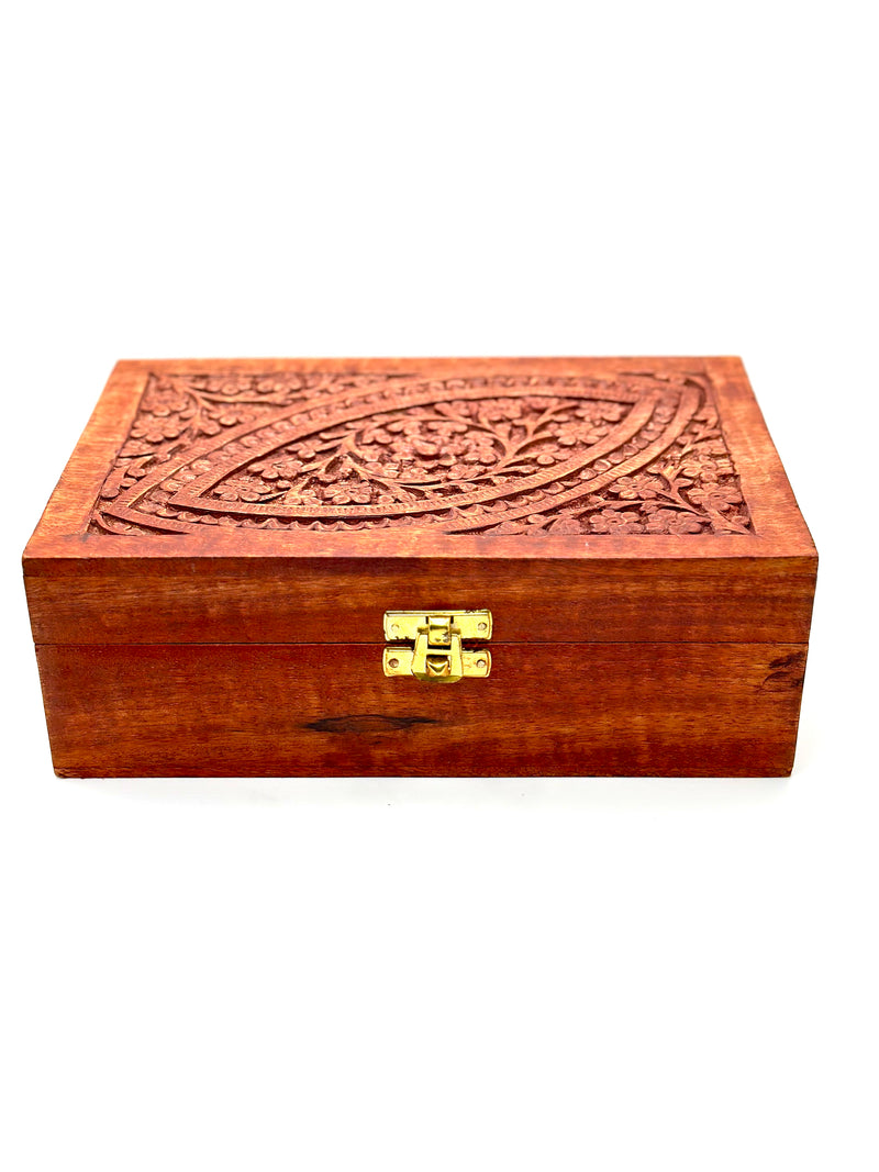 Wood Essential Oil storage Box (Holds 24 Bottles)