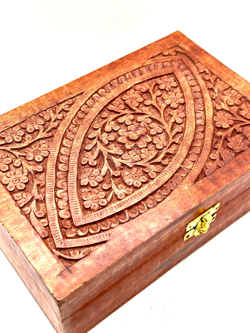 Wood Essential Oil storage Box (Holds 24 Bottles)