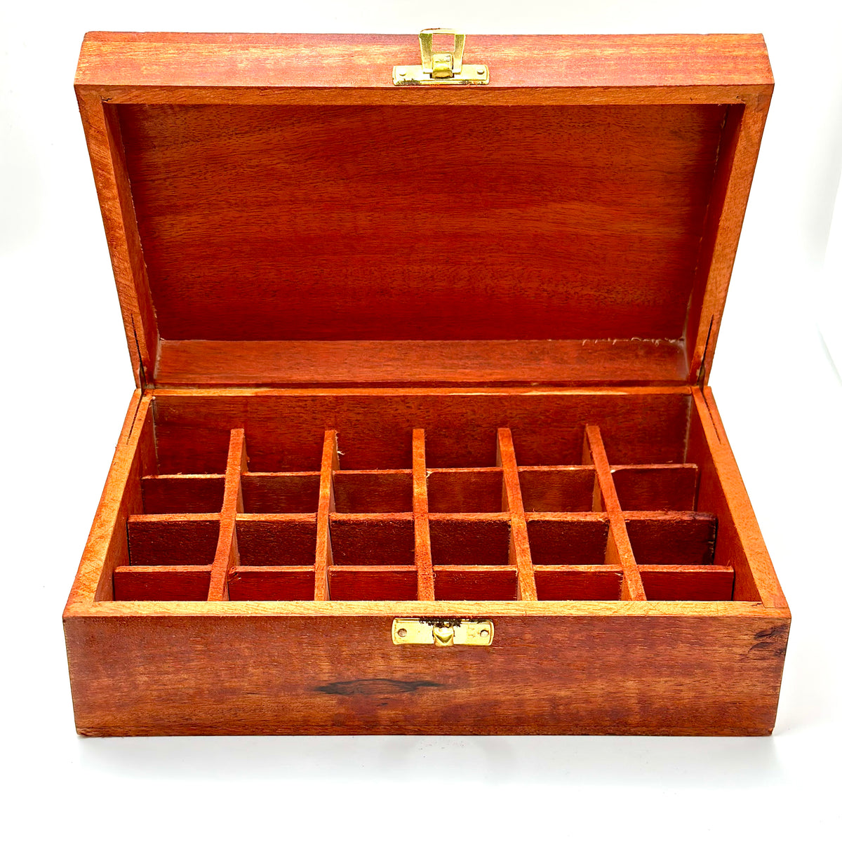Wood Essential Oil storage Box (Holds 24 Bottles)