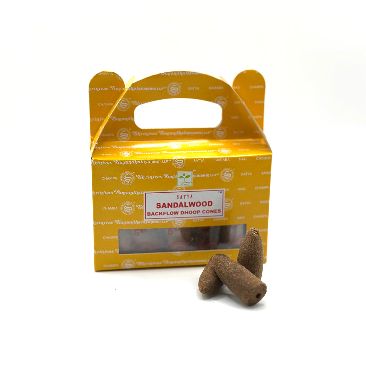 Backflow Incense Cones- Satya Sandalwood