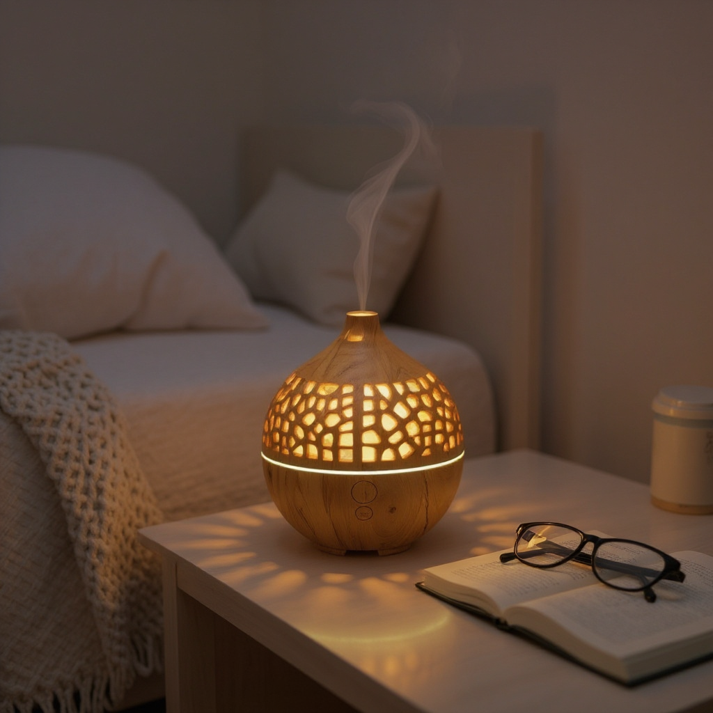 Aroma diffuser-Deco round natural
