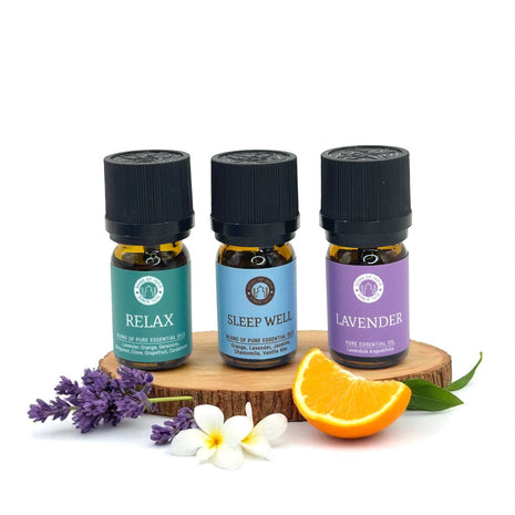 Ēterisko eļļu aromterapijas komplekts – Mierīgam un dziļam miegam