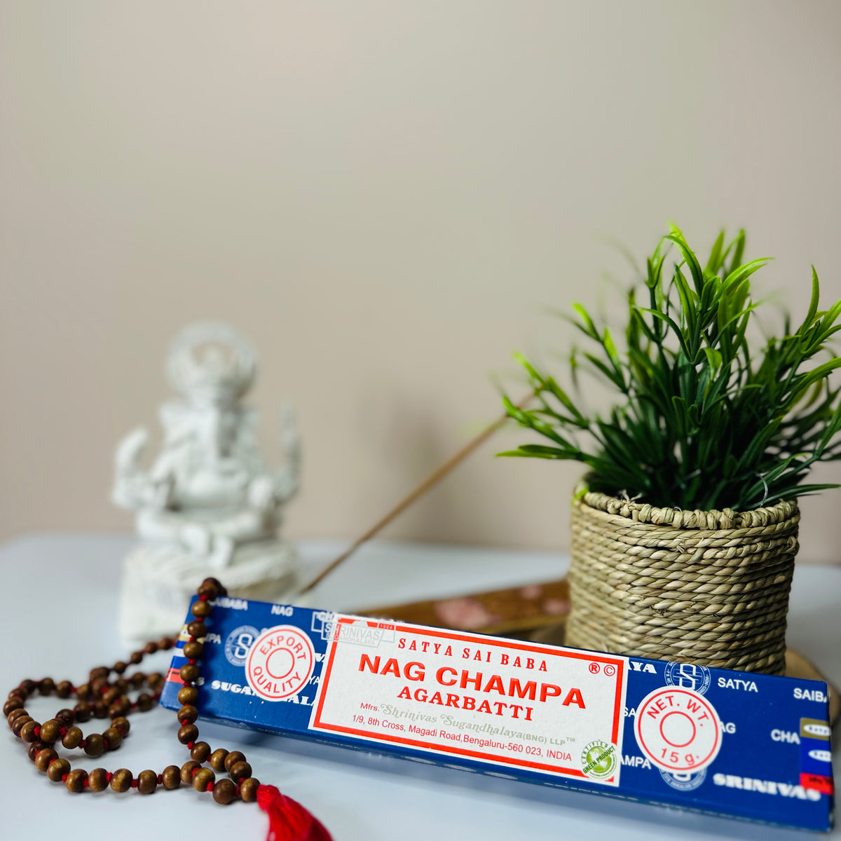 Incense Sticks Nag Champa Agarbatti-Satya, 15g