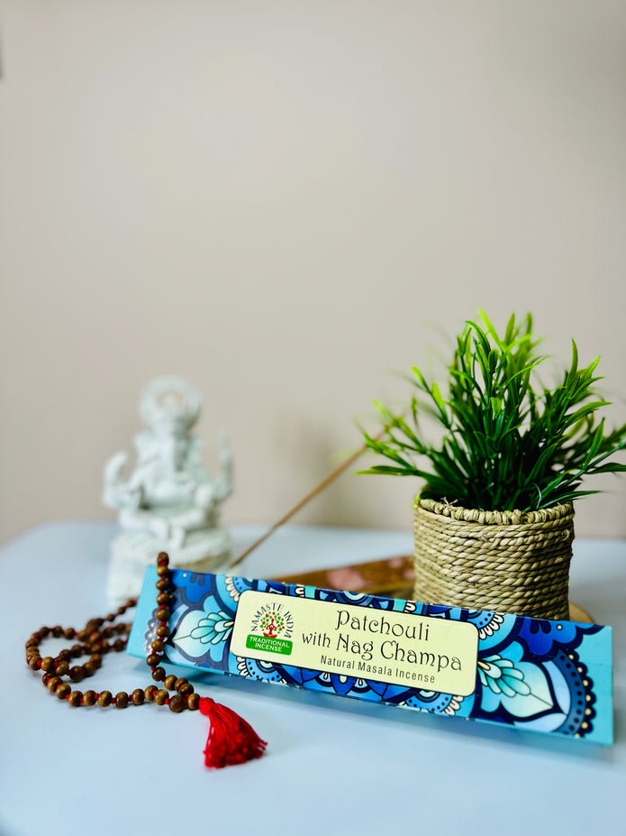 Vīraka kociņi - Pačūlijas ar Nag Champa, 15g 