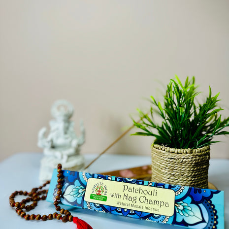 Vīraka kociņi - Pačūlijas ar Nag Champa, 15g 