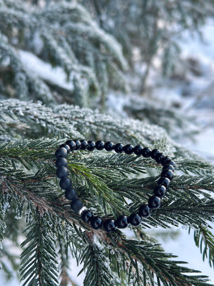 Black Onyx Bracelet – Protection & Inner Strength(AAA grade)