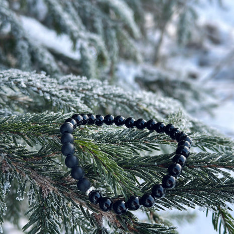 Black Onyx aproce – Aizsardzība & Iekšējais Spēks(AAA grade)