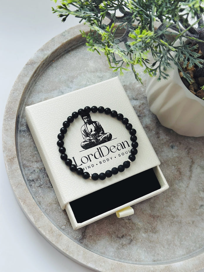 Black Onyx Bracelet – Protection & Inner Strength(AAA grade)