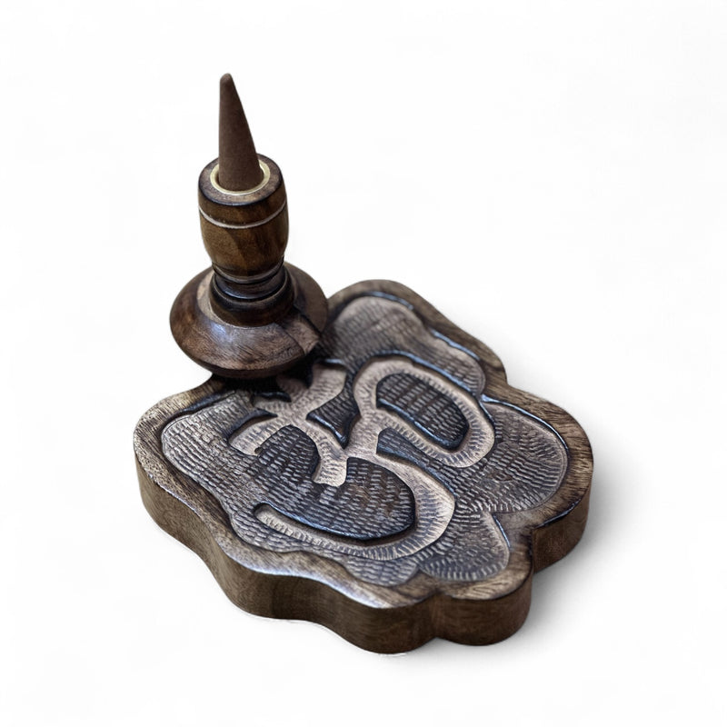 Backflow Incense Cone Holder – Om