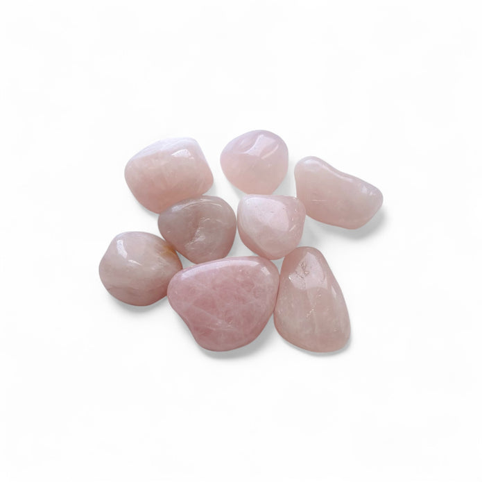 Rose Quartz Tumbled stone for Love & Healing – (AA Quality ±3-5 cm)