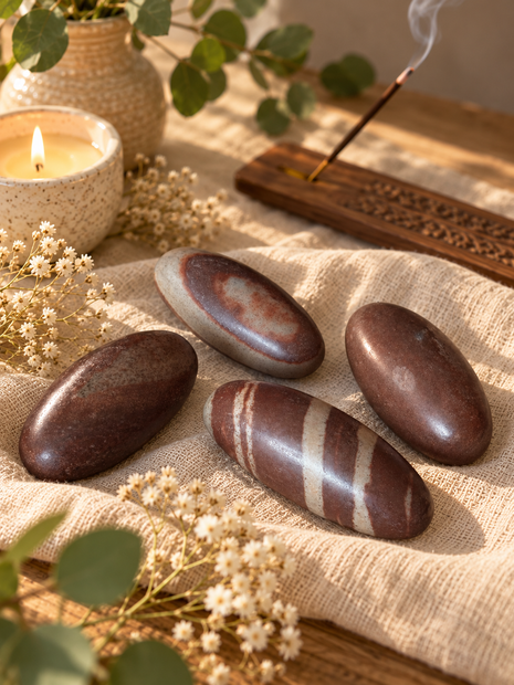 Shiva Lingam Stone from India-Harmony & Spiritual Growth