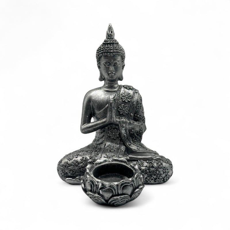 Buddha statue with candleholder