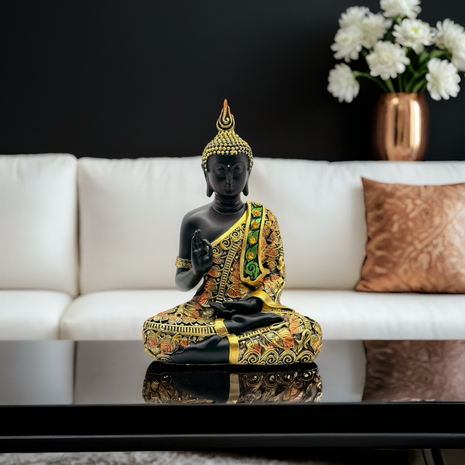 Zelta Taizemes Budas statuja-Meditācija