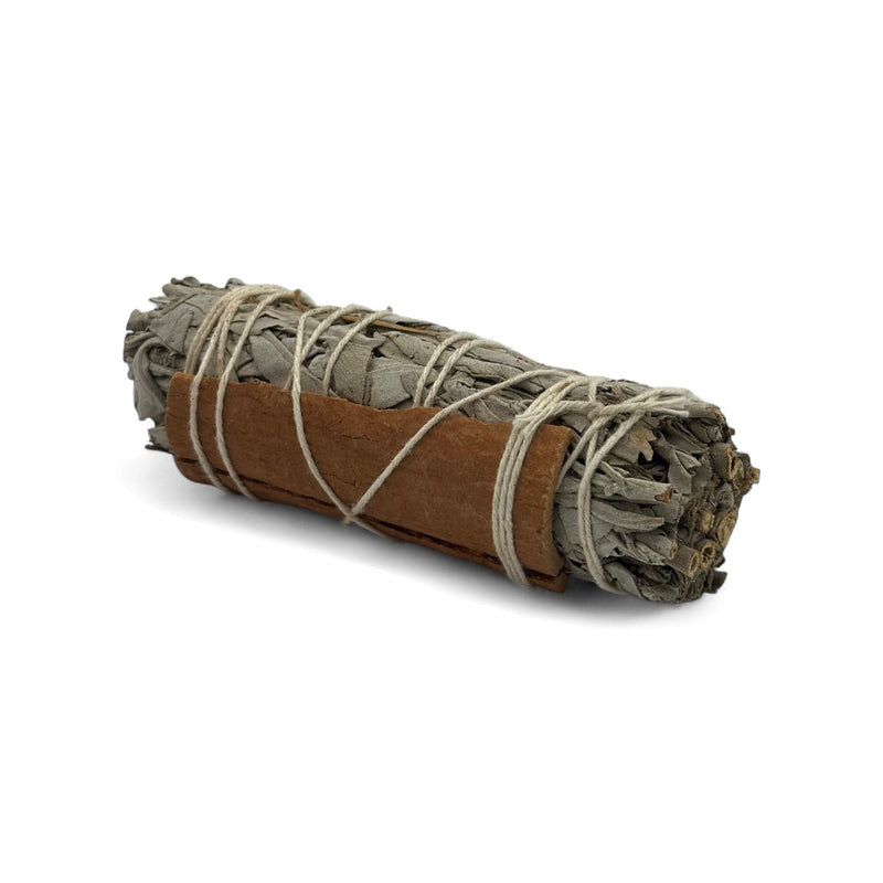 White Sage & Cinnamon Smudge Stick