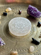 Selenite Charging Plate – Mandala Design 8cm