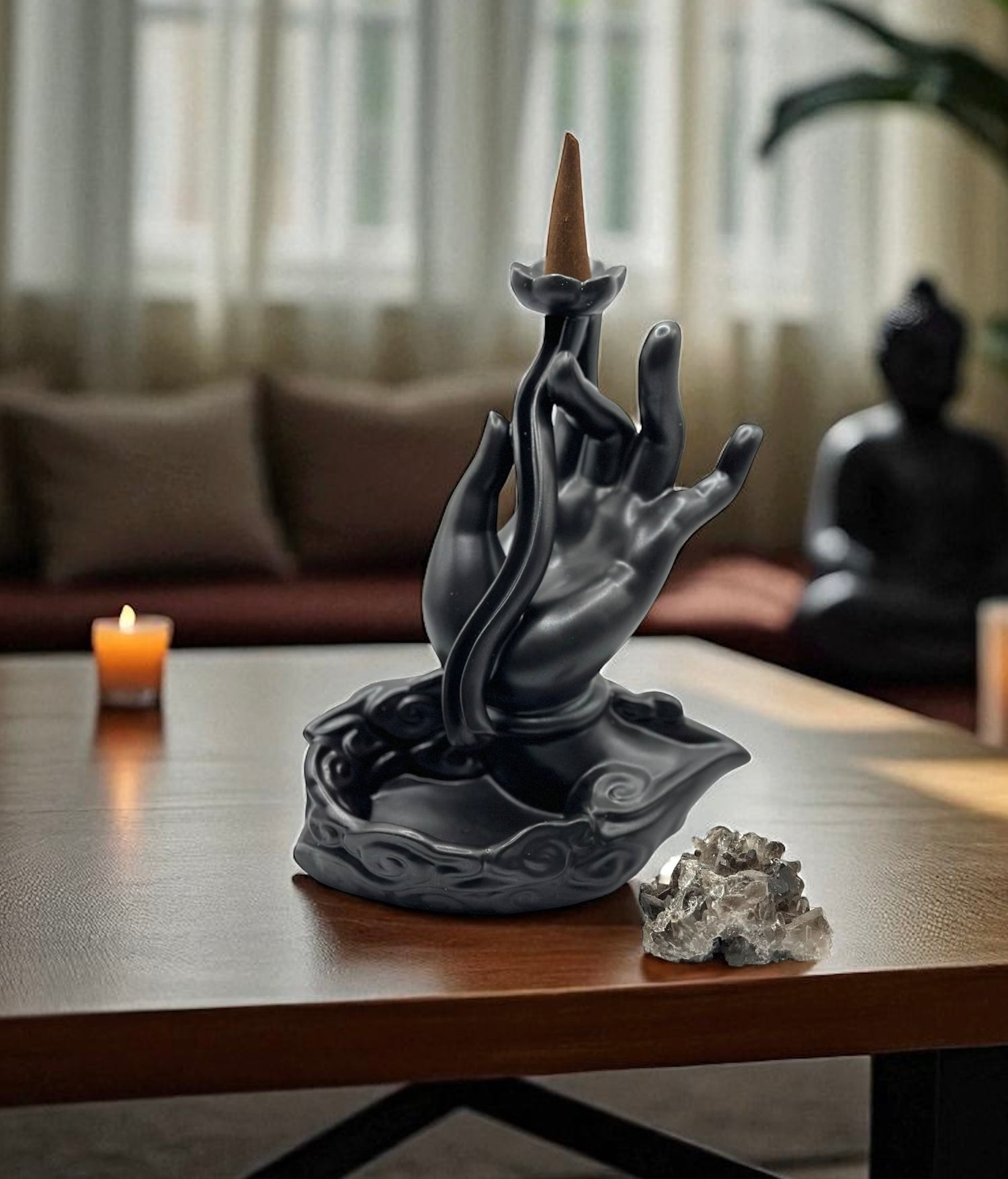 Lotus Hand Backflow Cone Burner