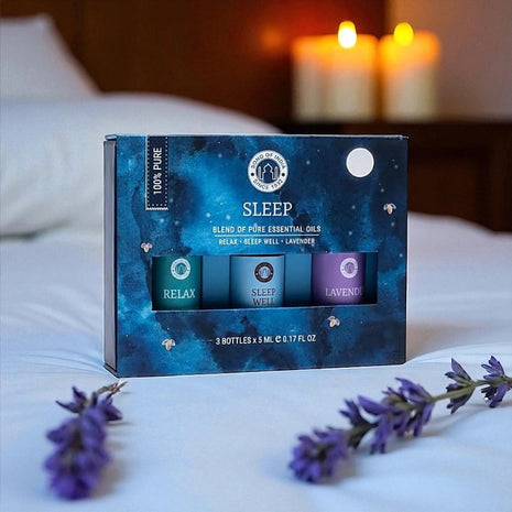 Ēterisko eļļu aromterapijas komplekts – Mierīgam un dziļam miegam