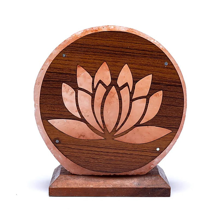 Himalayan Salt Lamp-Lotus Design