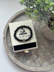 Black Onyx bracelet with crystal – Quiet Radiance(AAA grade)