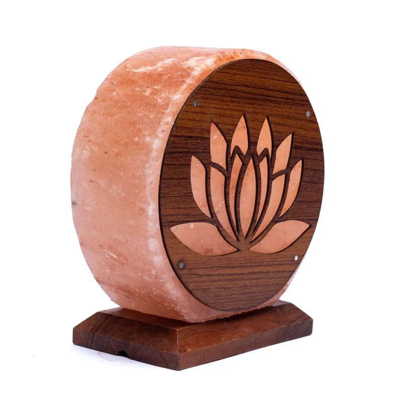 Himalayan Salt Lamp-Lotus Design