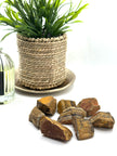Tiger’s Eye Rough Stone – Focus & Protection (±3–4 cm)