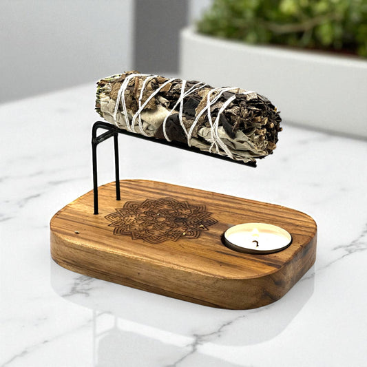White Sage & Black Sage Smudge Stick