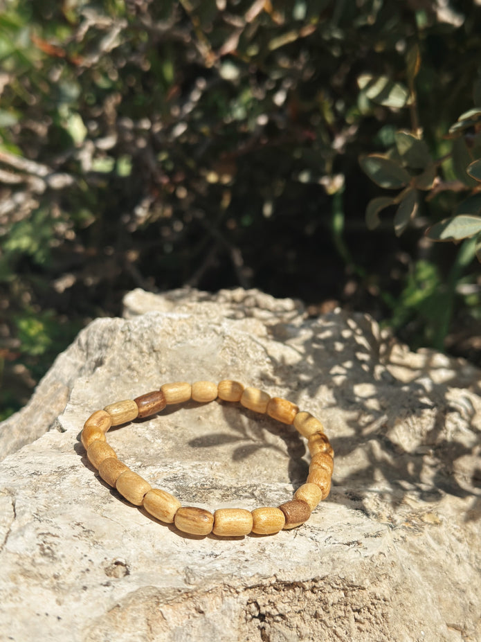 Palo Santo Elastic Tube Bracelet (8 mm)