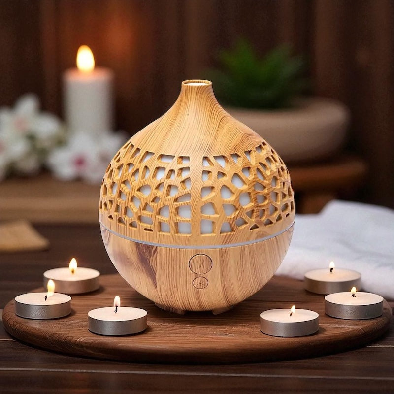 Aroma diffuser-Deco round natural