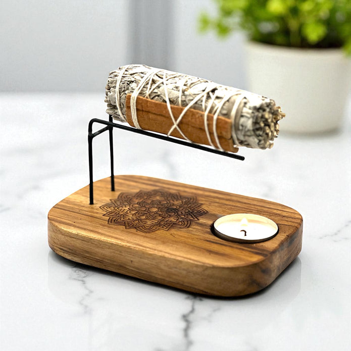 White Sage & Cinnamon Smudge Stick