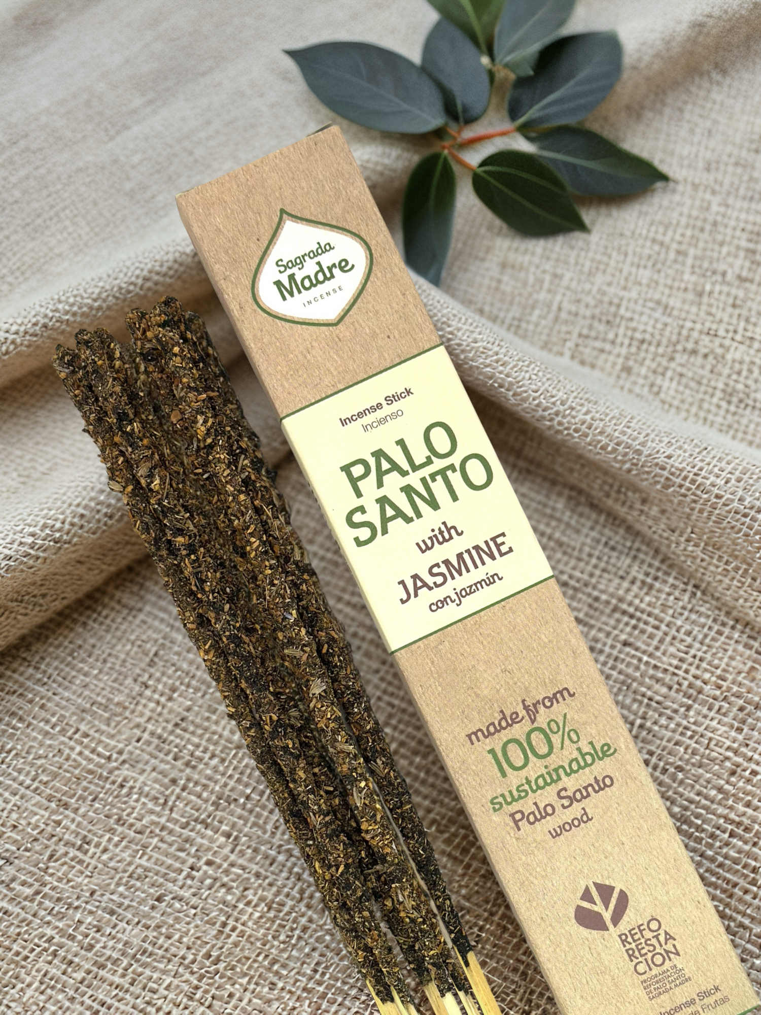 Sagrada Madre Palo Santo incense with Jasmine