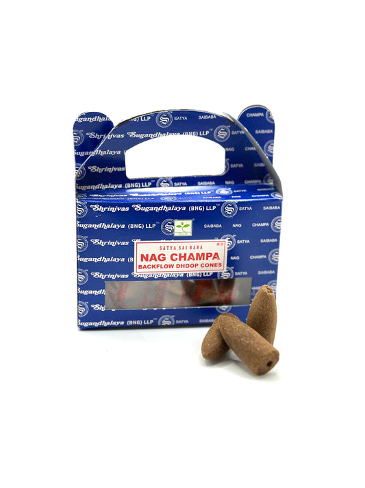 Backflow Incense Cones- Satya Nag champa(1pack)