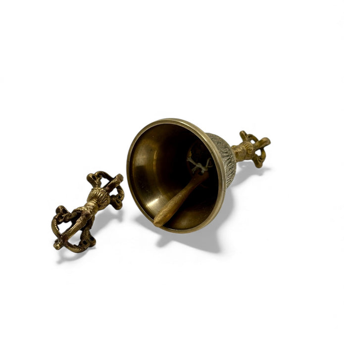 Tibetan Dorje & Bell – Bronze Ritual Set (Large)
