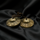 Tingsha Cymbals – 8 Auspicious Symbols of Prosperity, 7.5cm