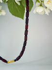 Single round Tulsi Kanthi mala- Brown(7mm)