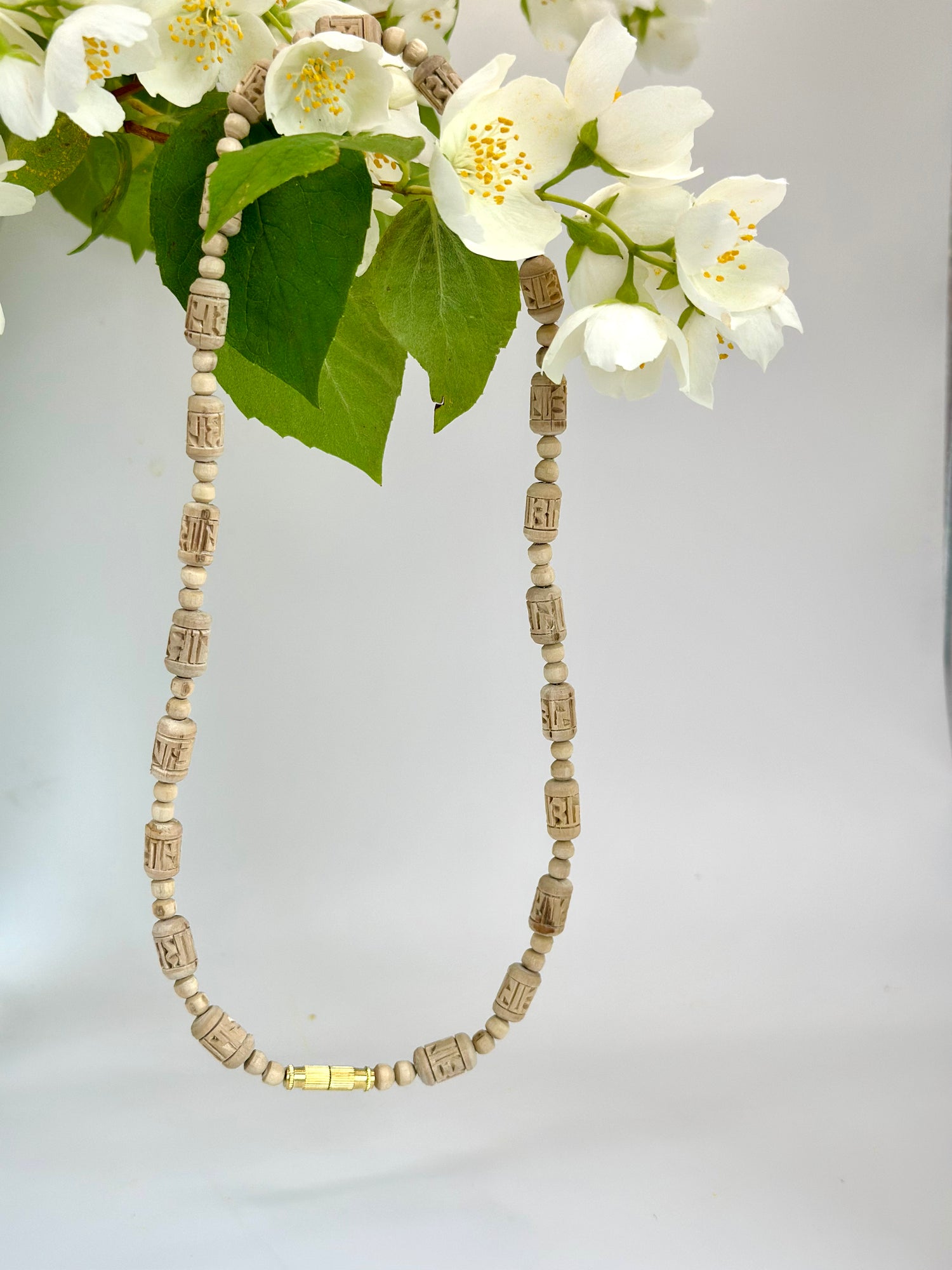 Tulsi Radha Kanthi mala necklace- Natural