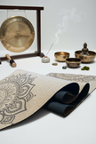 LordDean Premium dabīgā korķa jogas paklājs- Mandala